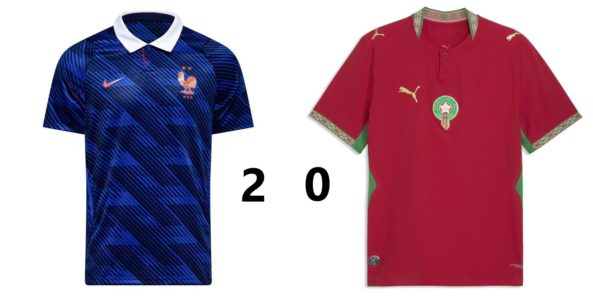 Résultat france maroc 2 0