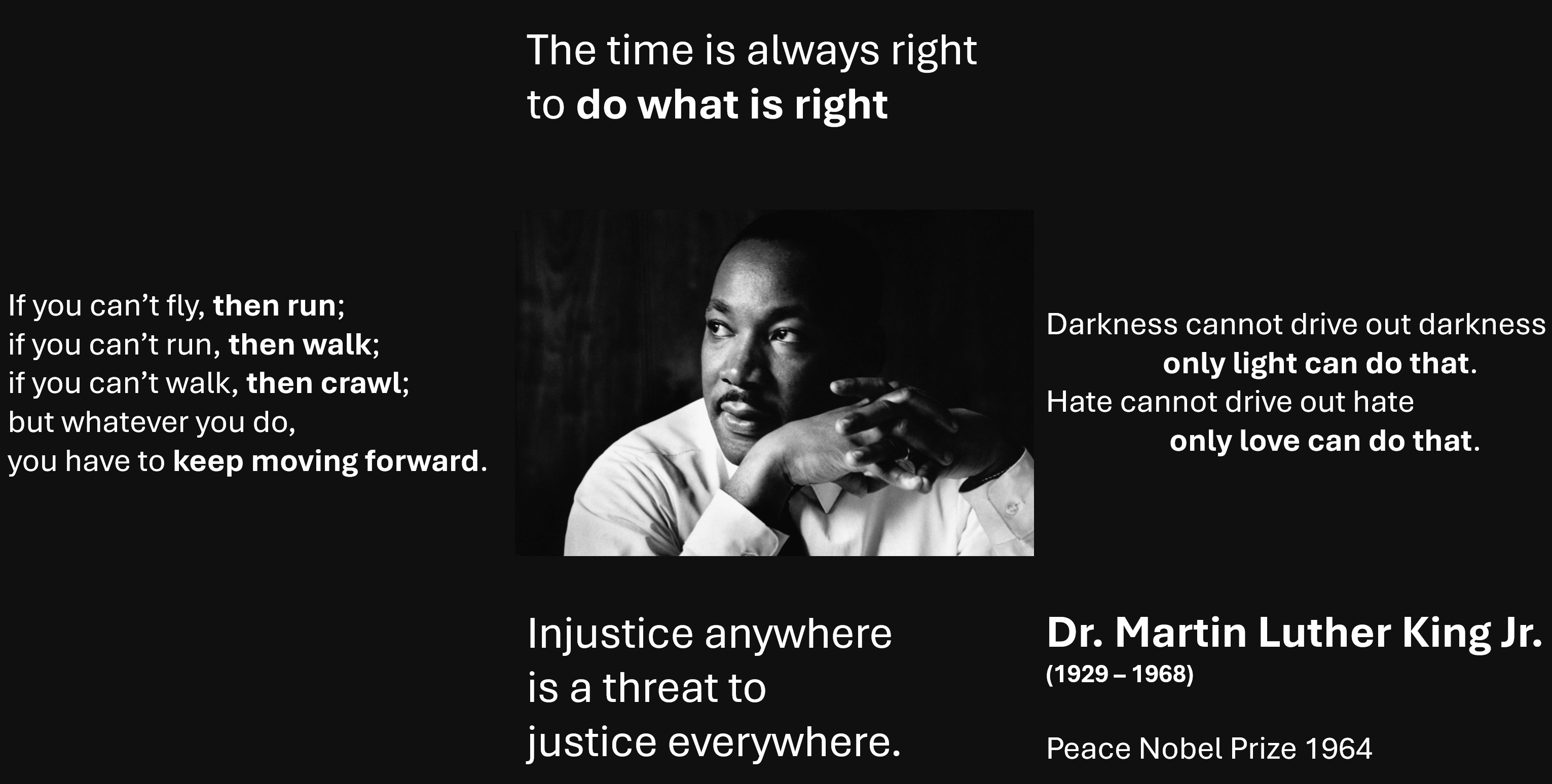 Martin Luther King Jr.: Architect of Justice
