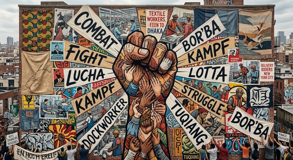 Combat dans de nombreuses langues fête du travail.jpg